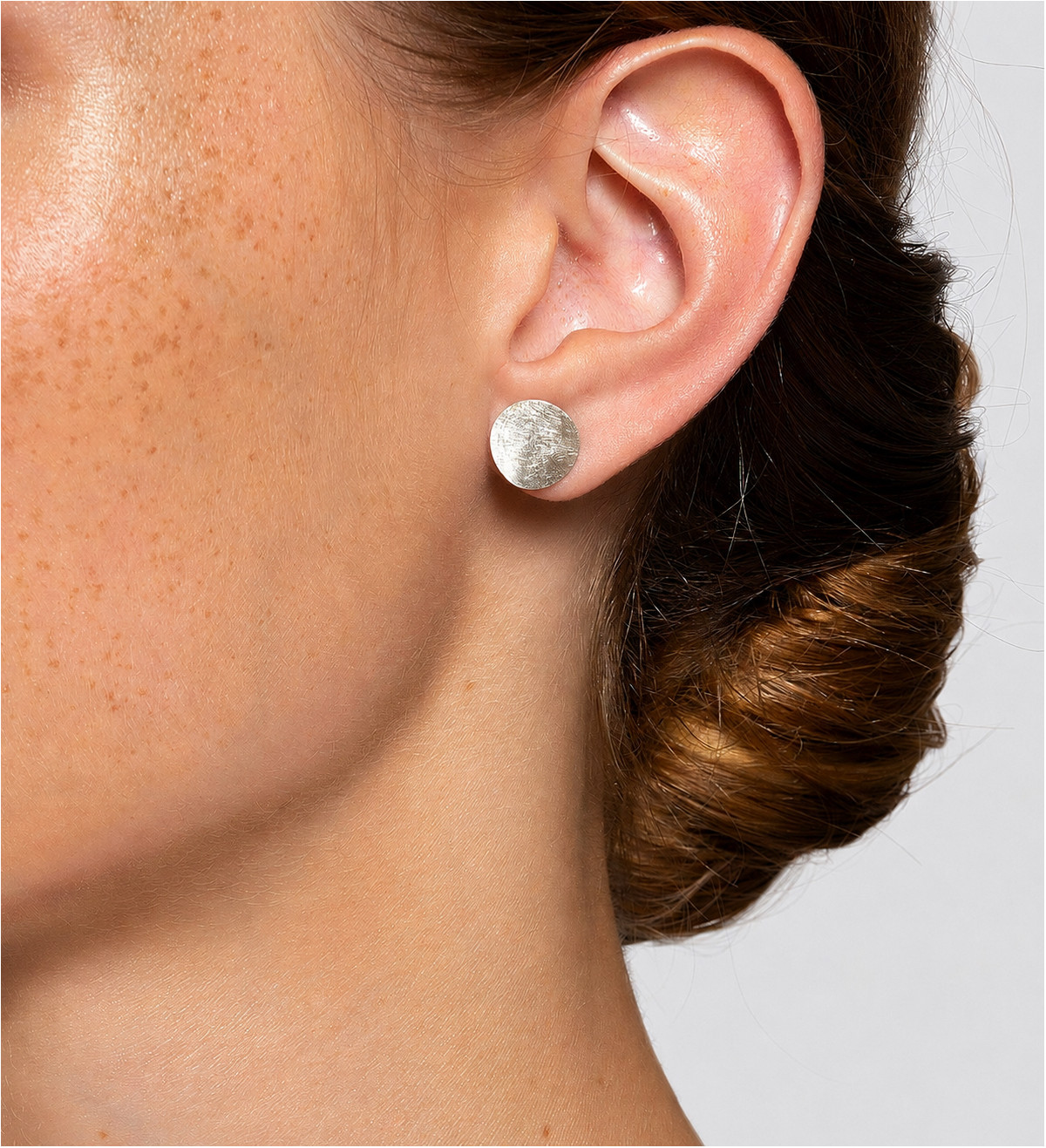 Silver earrings Xips 11mm