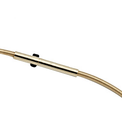 Cable oro 1,40mm, 45cm doble clip