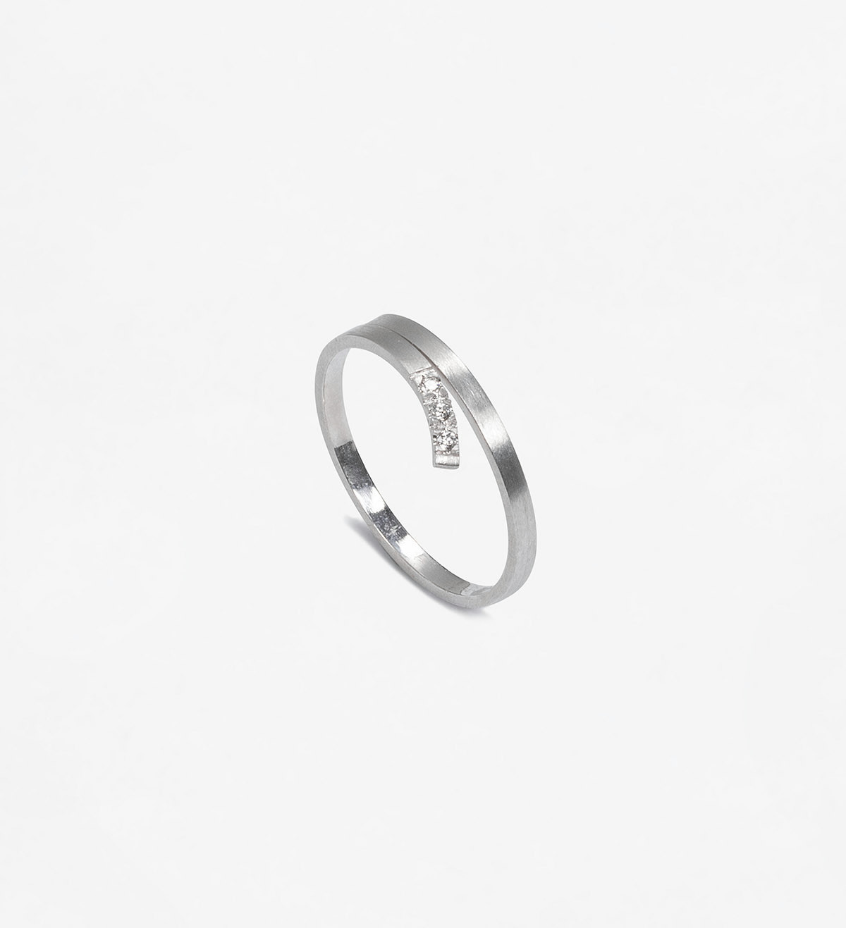 Anell or blanc Feel  diamants 0,021ct