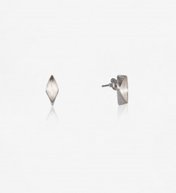 Silver earrings Bots 19mm