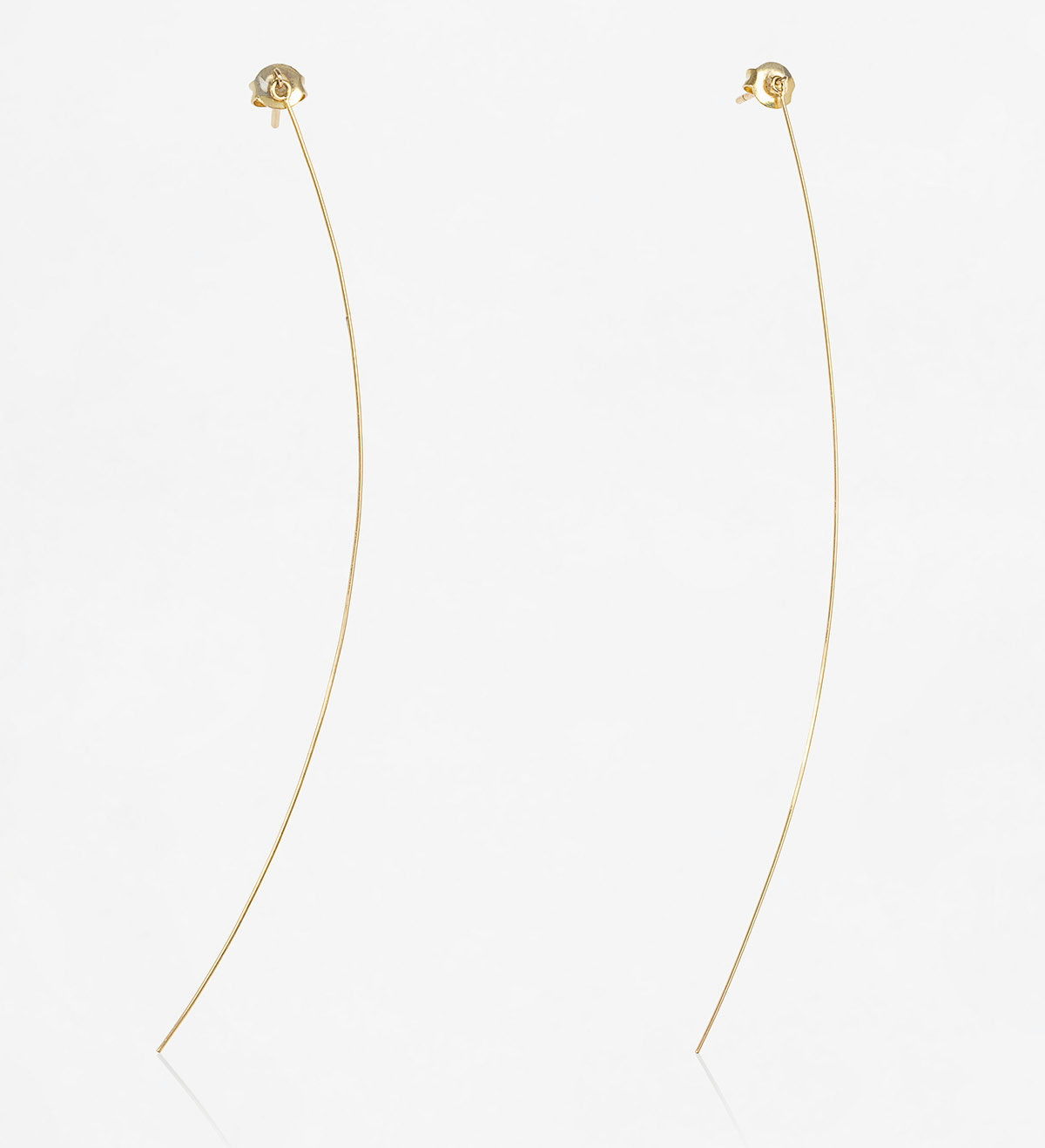 18k gold earrings Mini 110mm