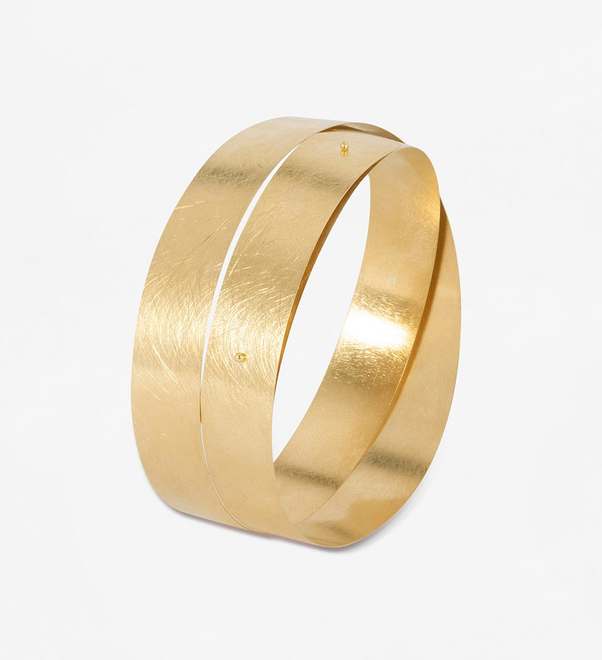 18k gold bracelet Posidònia 2 loops