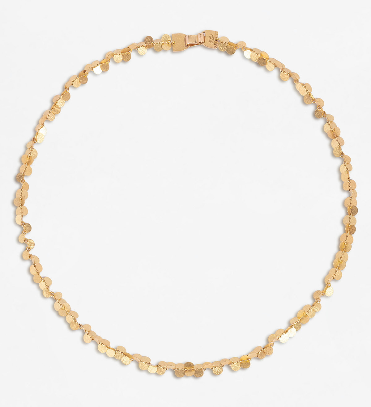 18k gold necklace Papallones 45cm