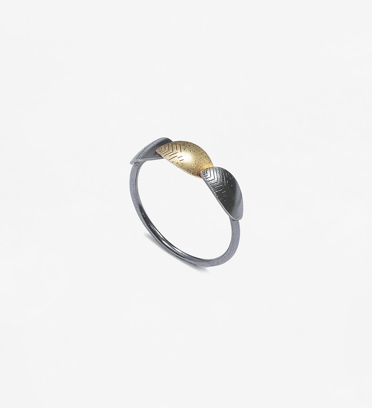 Anell or i plata Roma 5mm