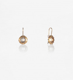 18k gold earrings Tresor 15mm