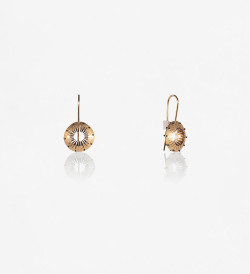 18k gold earrings Tresor 15mm