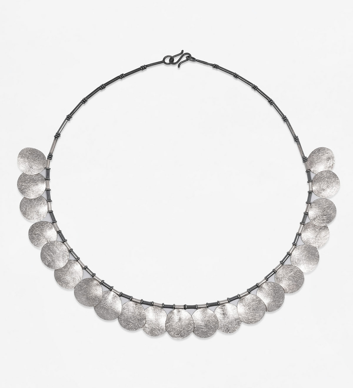 Silver necklace Xips 45cm