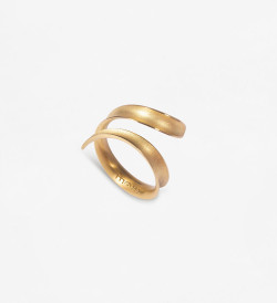 18k gold ring Volta 18mm