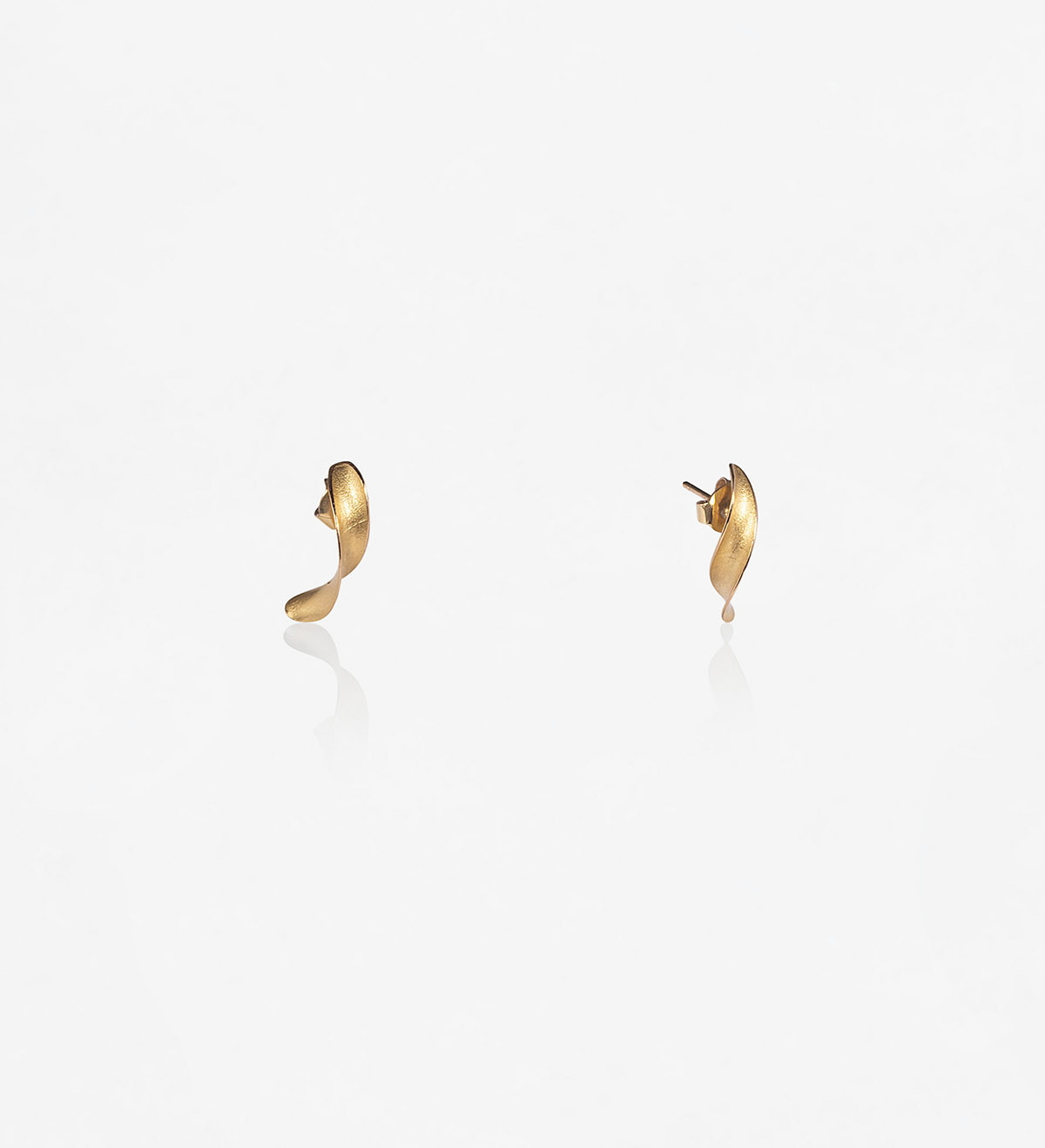 18k gold earrings Volta 20mm