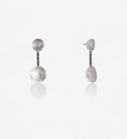 Silver earrings Xips 40mm
