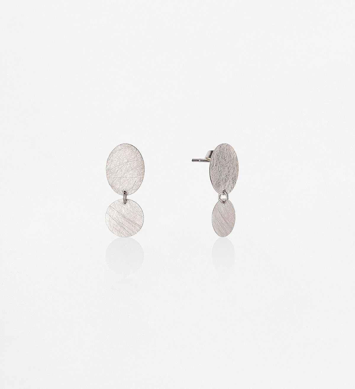 Silver earrings Party 22mm
