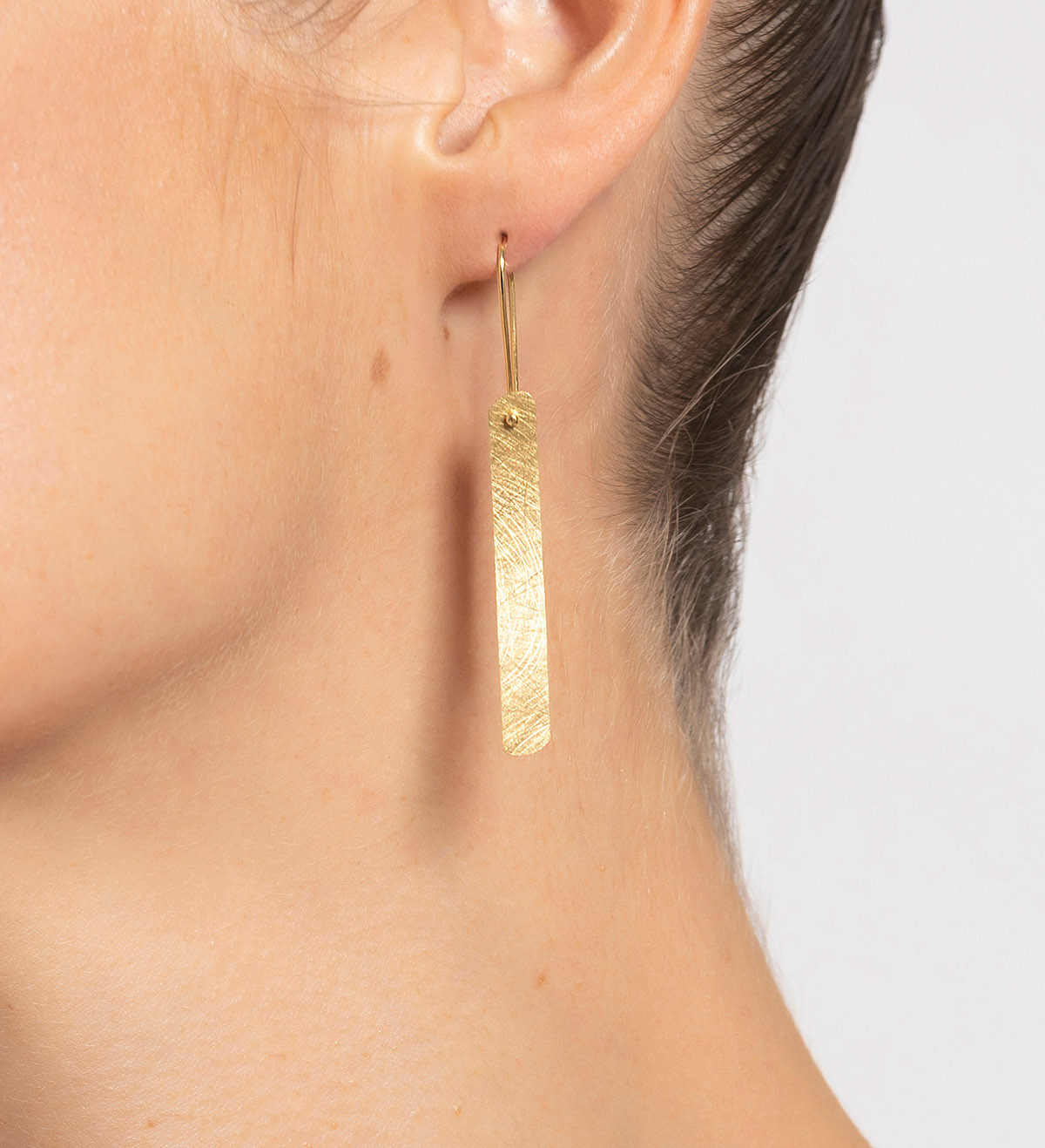18k gold earrings Posidònia 50mm
