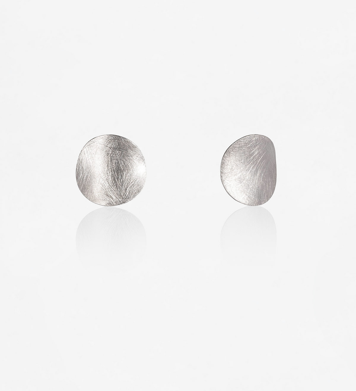 Silver earrings Xips 15mm