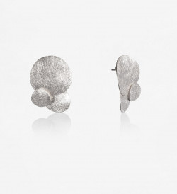 Silver earrings Xips 35mm