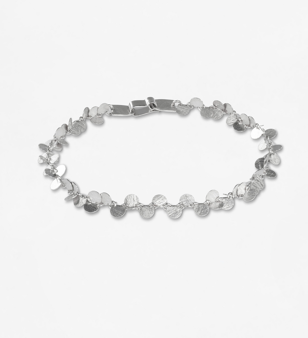 Silver bracelet Papallones 19cm
