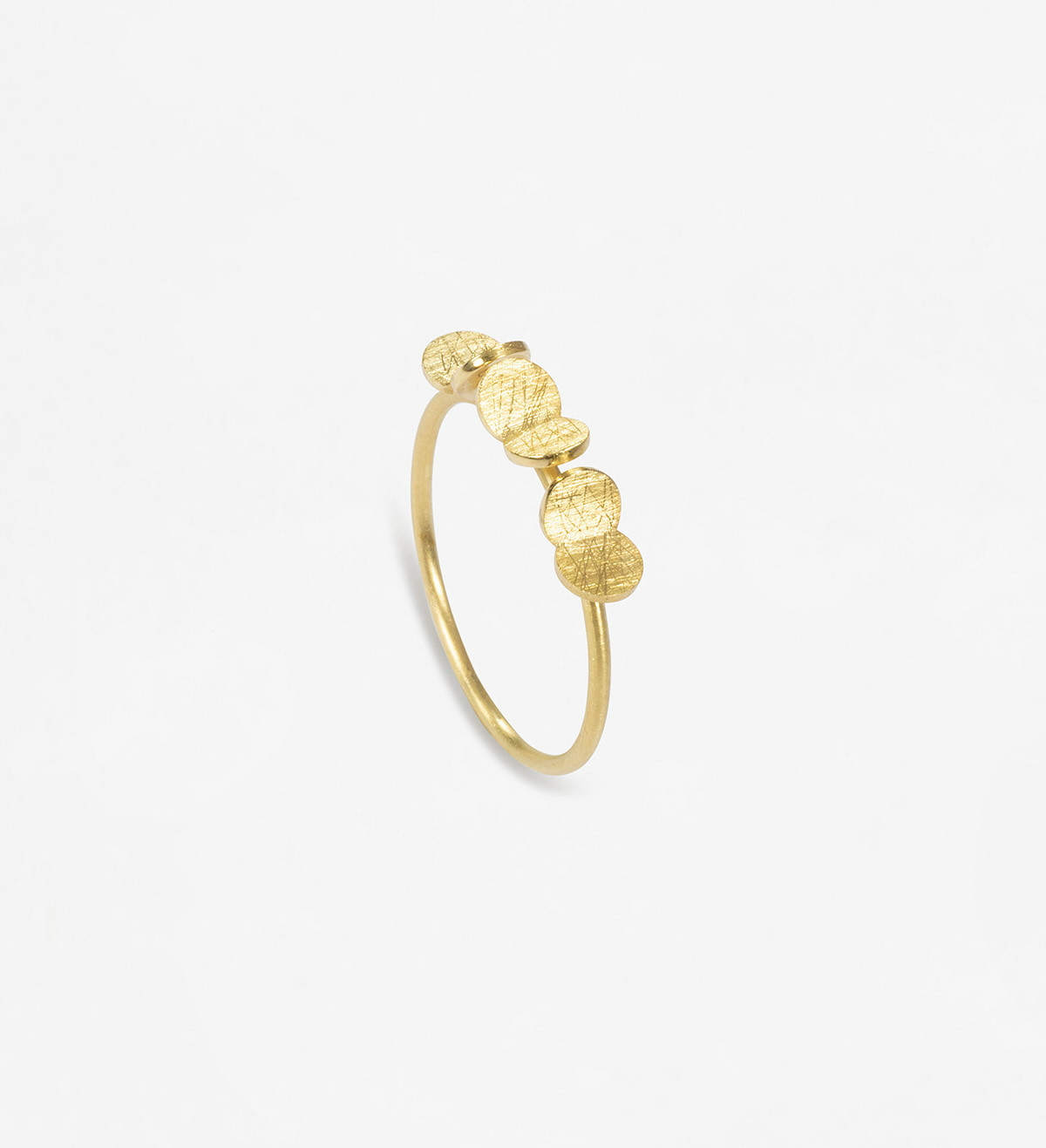 18k gold ring Papallones