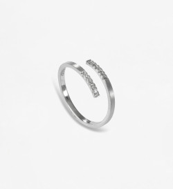 Anillo oro blanco Feel  diamantes 0,042ct