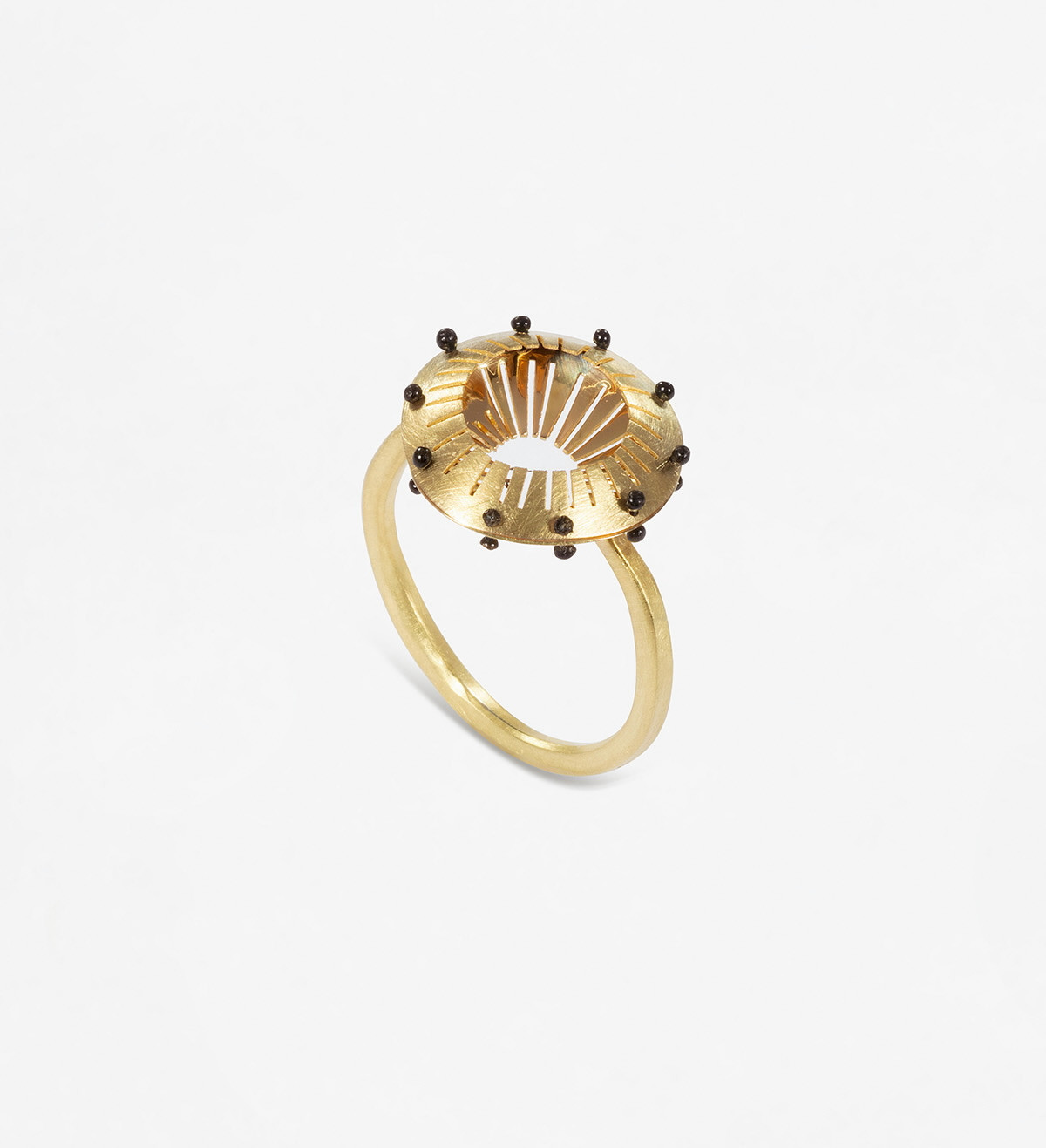 18k gold ring Tresor 15mm