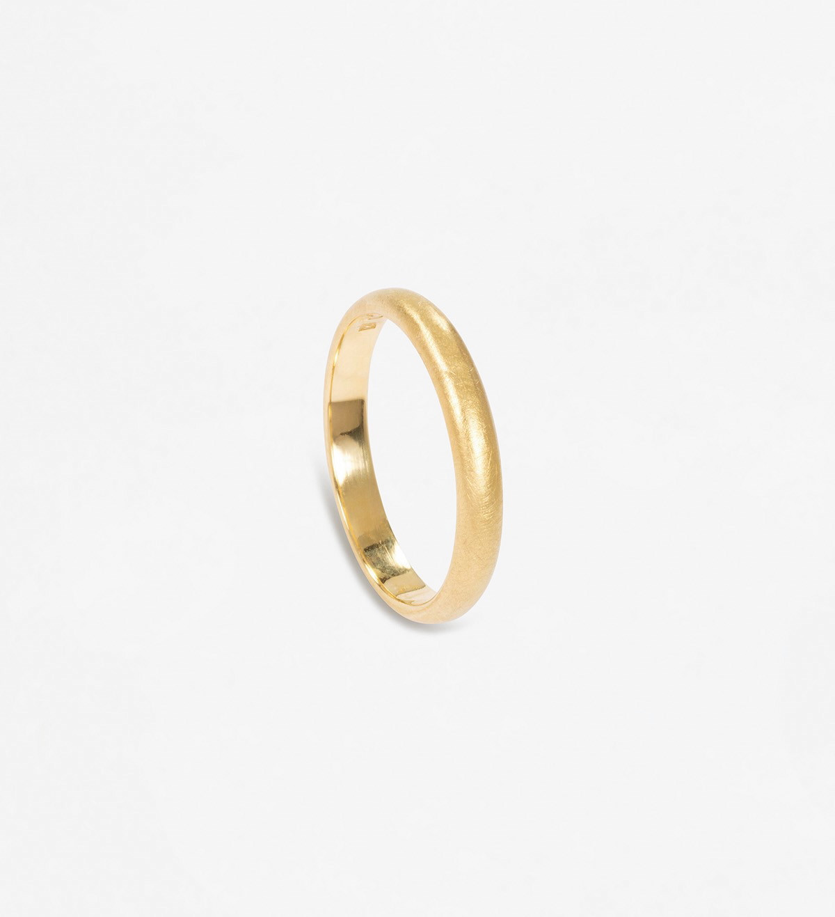 18k yellow gold wedding band 3mm