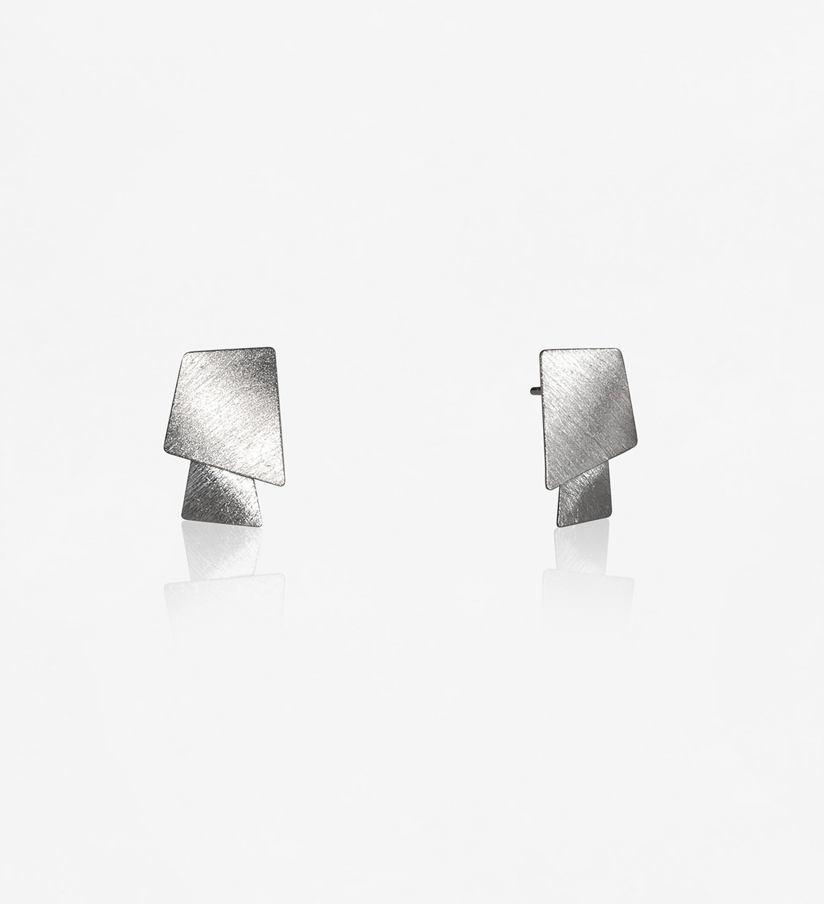Silver earrings Aire 20mm