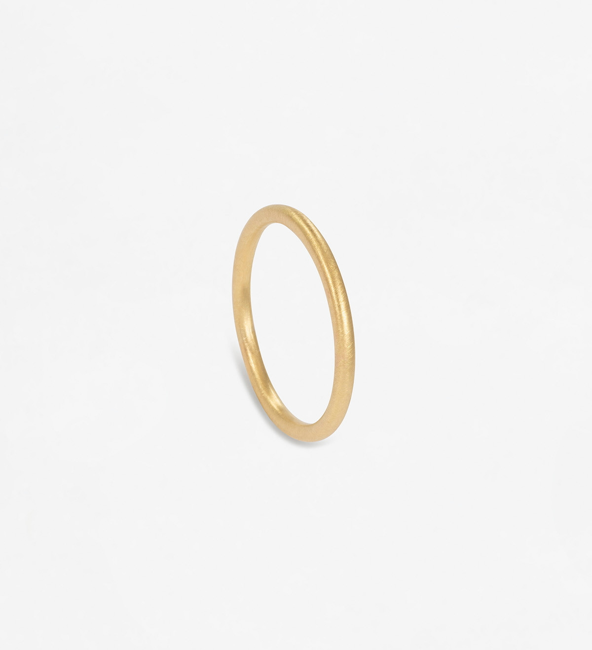 18k gold wedding band round 1,8mm