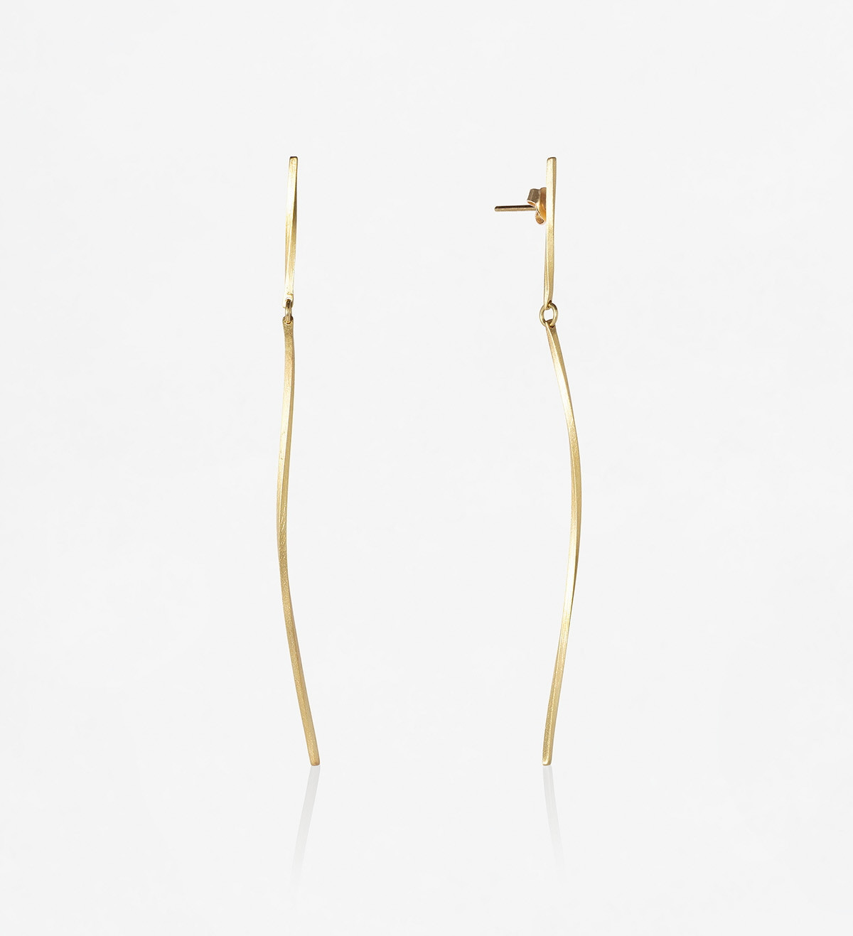 18k gold earrings Pinassa 80mm