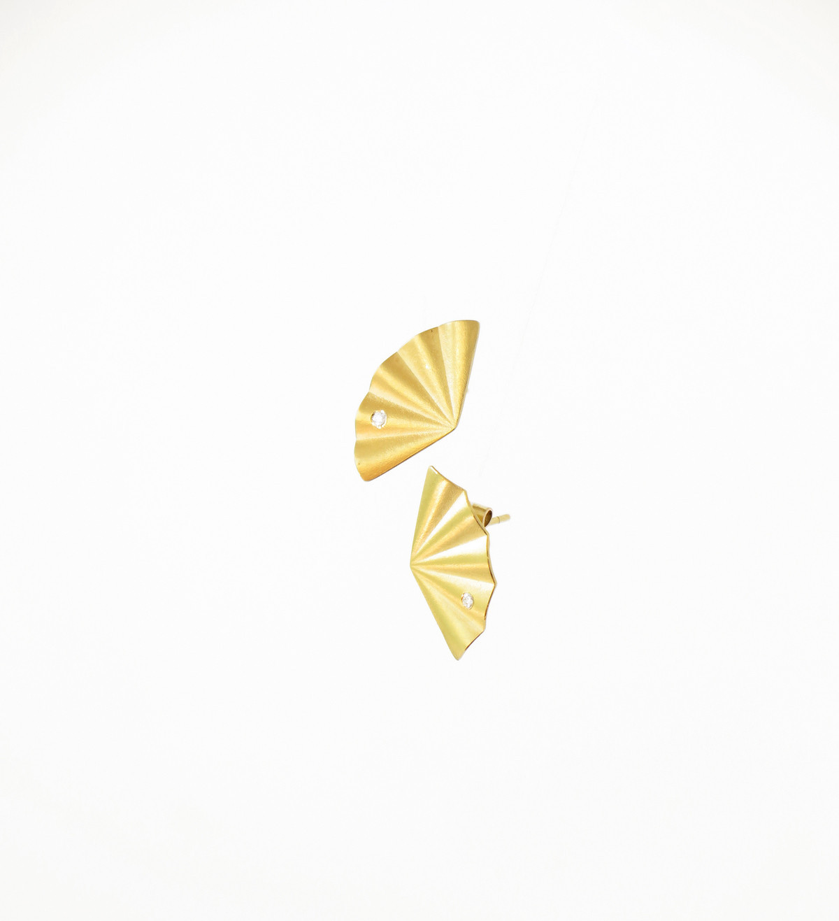 Arracades or Maiko 22mm amb diamants 0,03ct