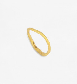 18k gold ring Romani 1 line, women size