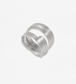 Sterling Silver ring Posidonia 15mm
