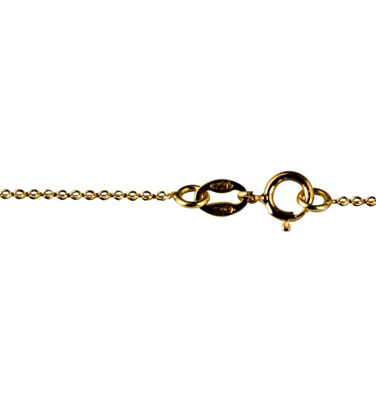 18k gold chain 42cm