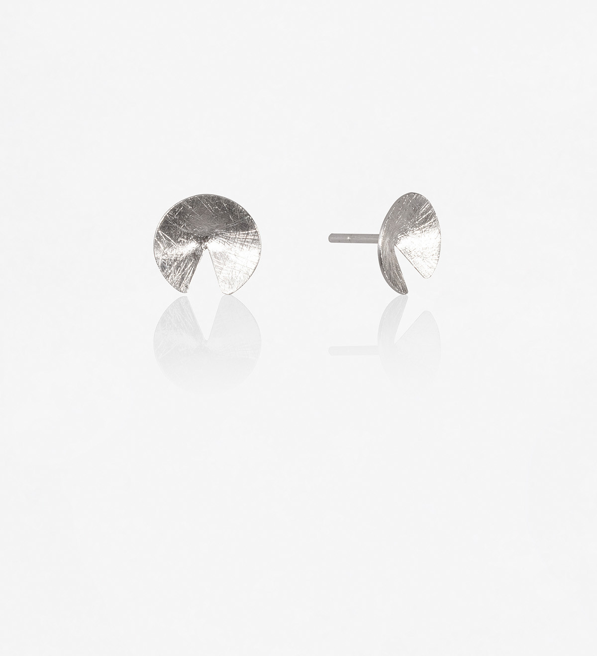 Silver earrings Marina 10mm