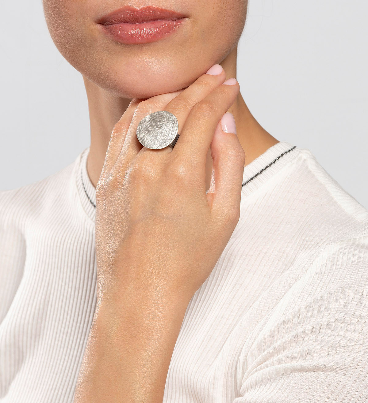 Anillo plata Xips 25mm
