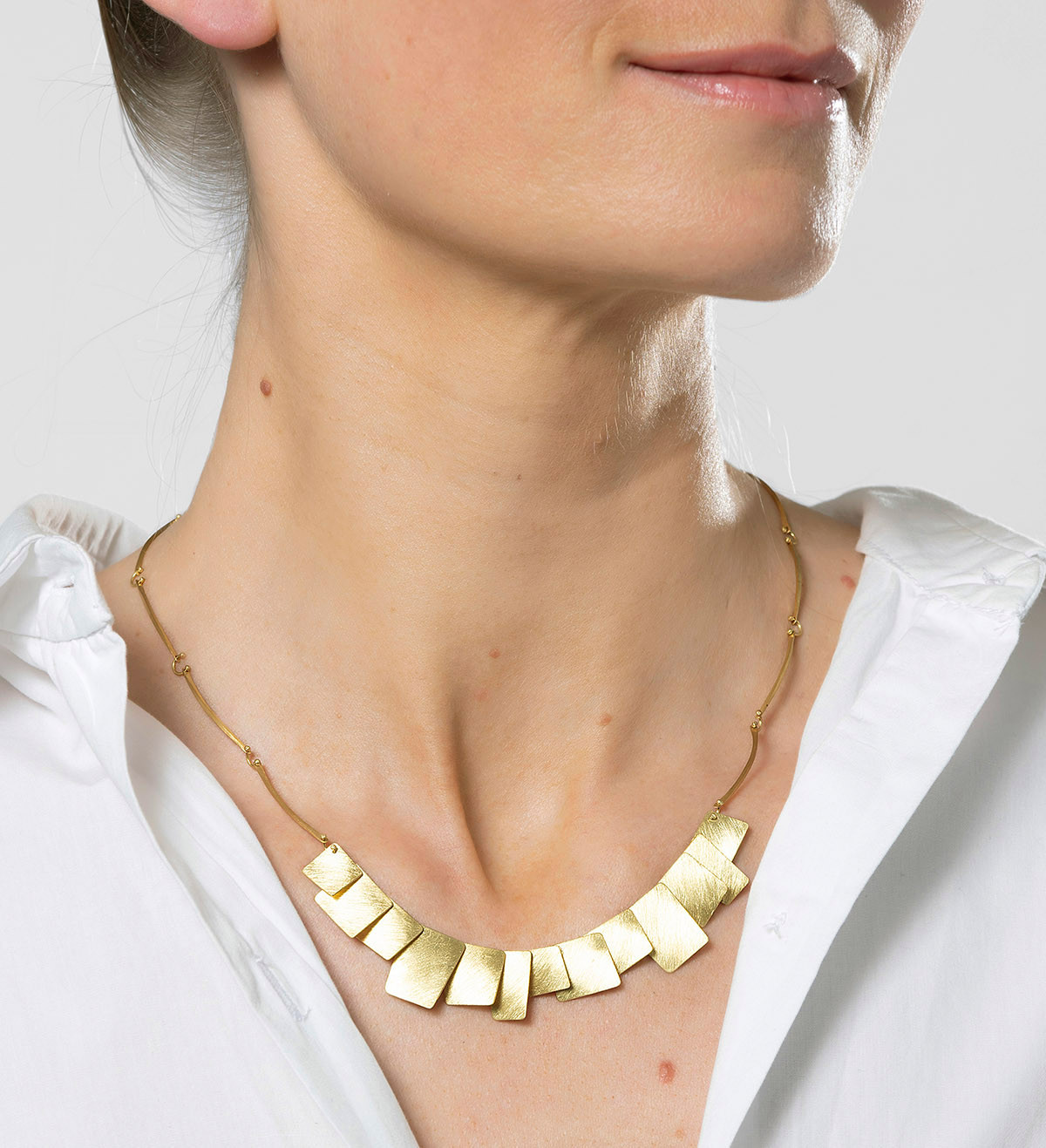 18k gold necklace Aire 42cm