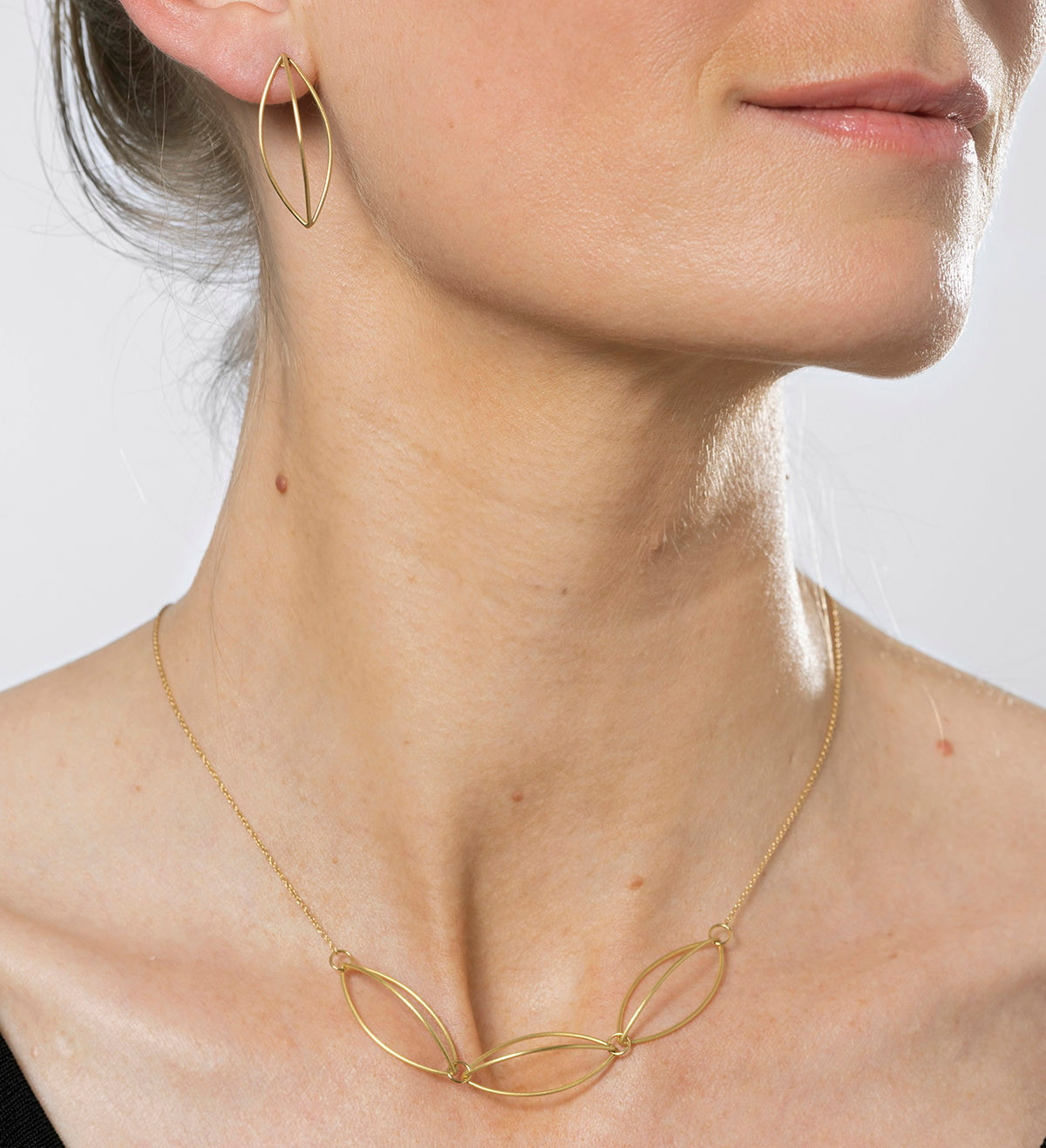 Pendientes oro Bots Fil 36mm