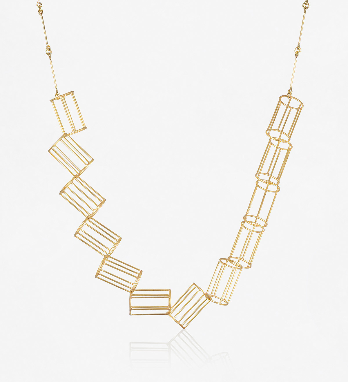 18k gold necklace Espais 12 pieces 45cm