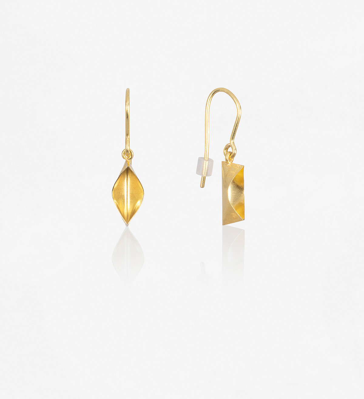 18k gold earrings Bots 14mm