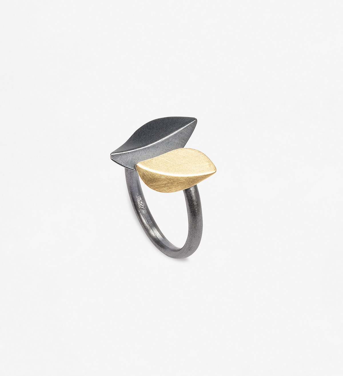 18k gold and silver ring Creta