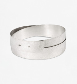 Posidonia silver bracelet double 12mm
