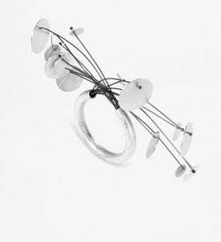 Pluja silver ring
