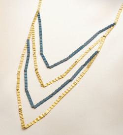 Collar or i titani Aigua múltiple 90cm