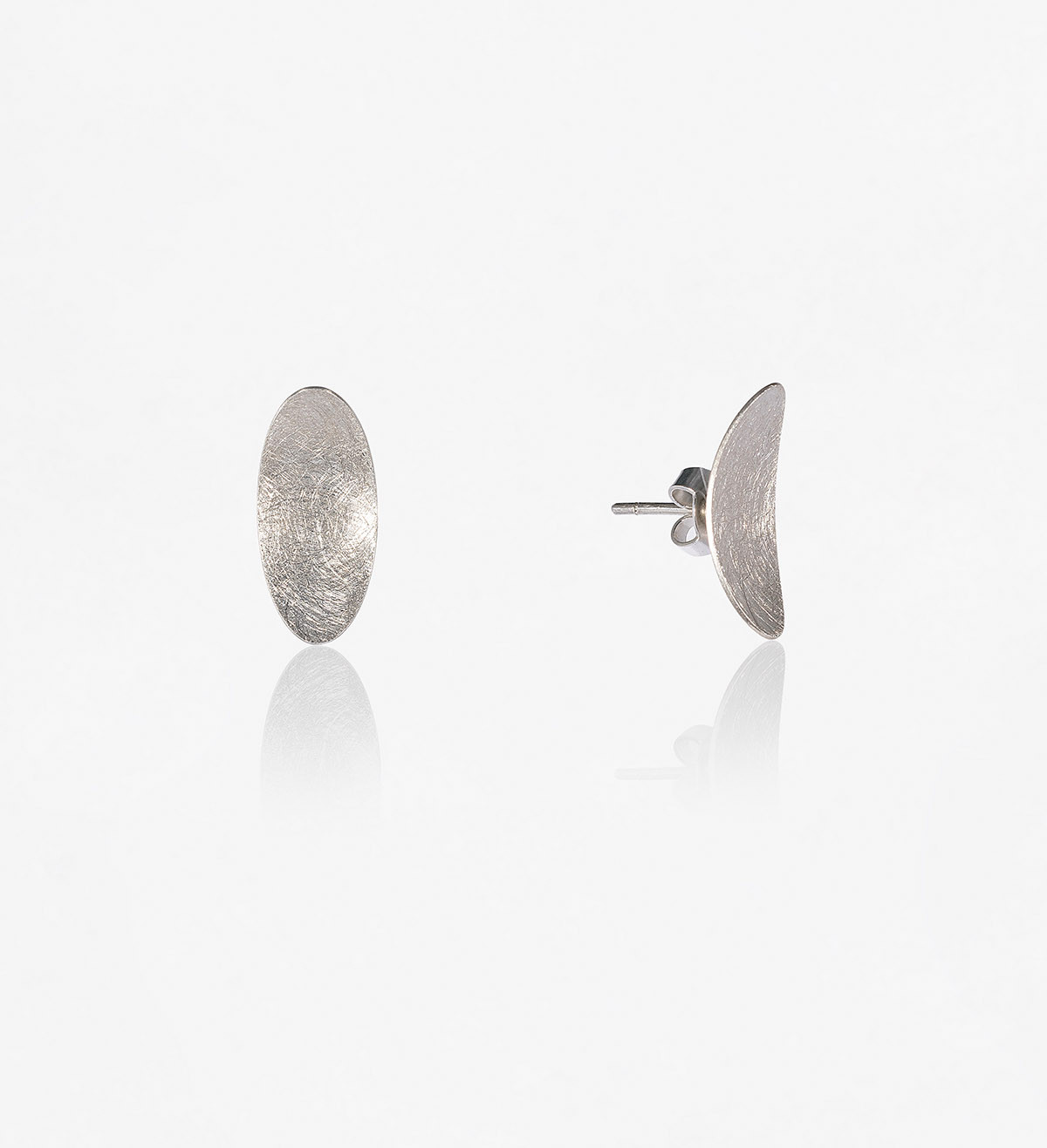 Silver earrings Samoa 20mm