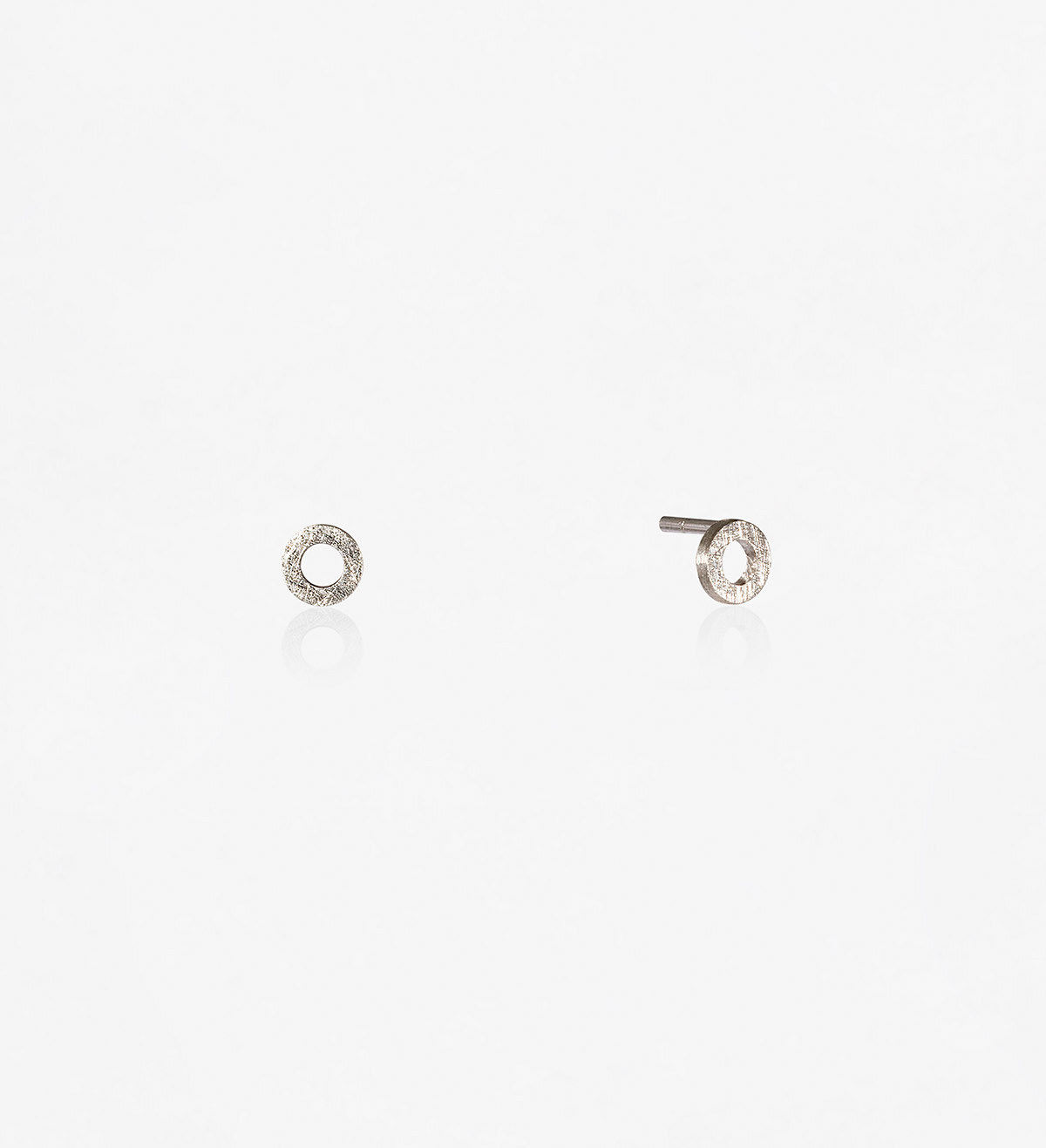 Silver earrings Fil Pla 5mm