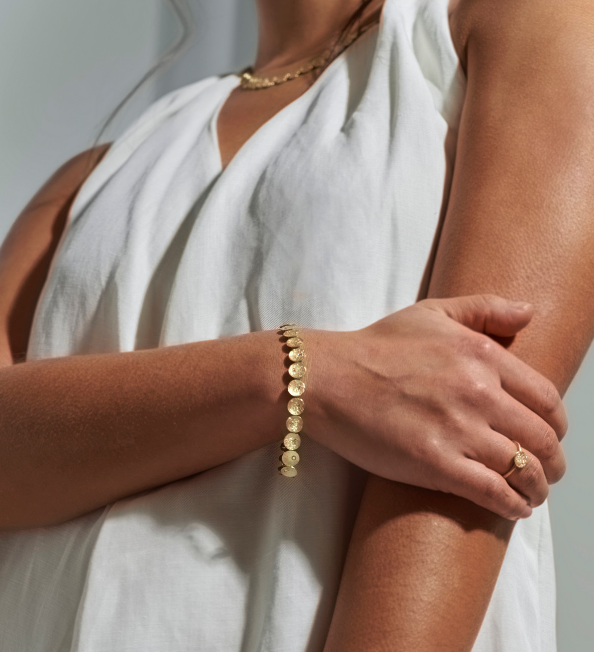 Pulsera Flô oro con 22 diamantes 0.55ct