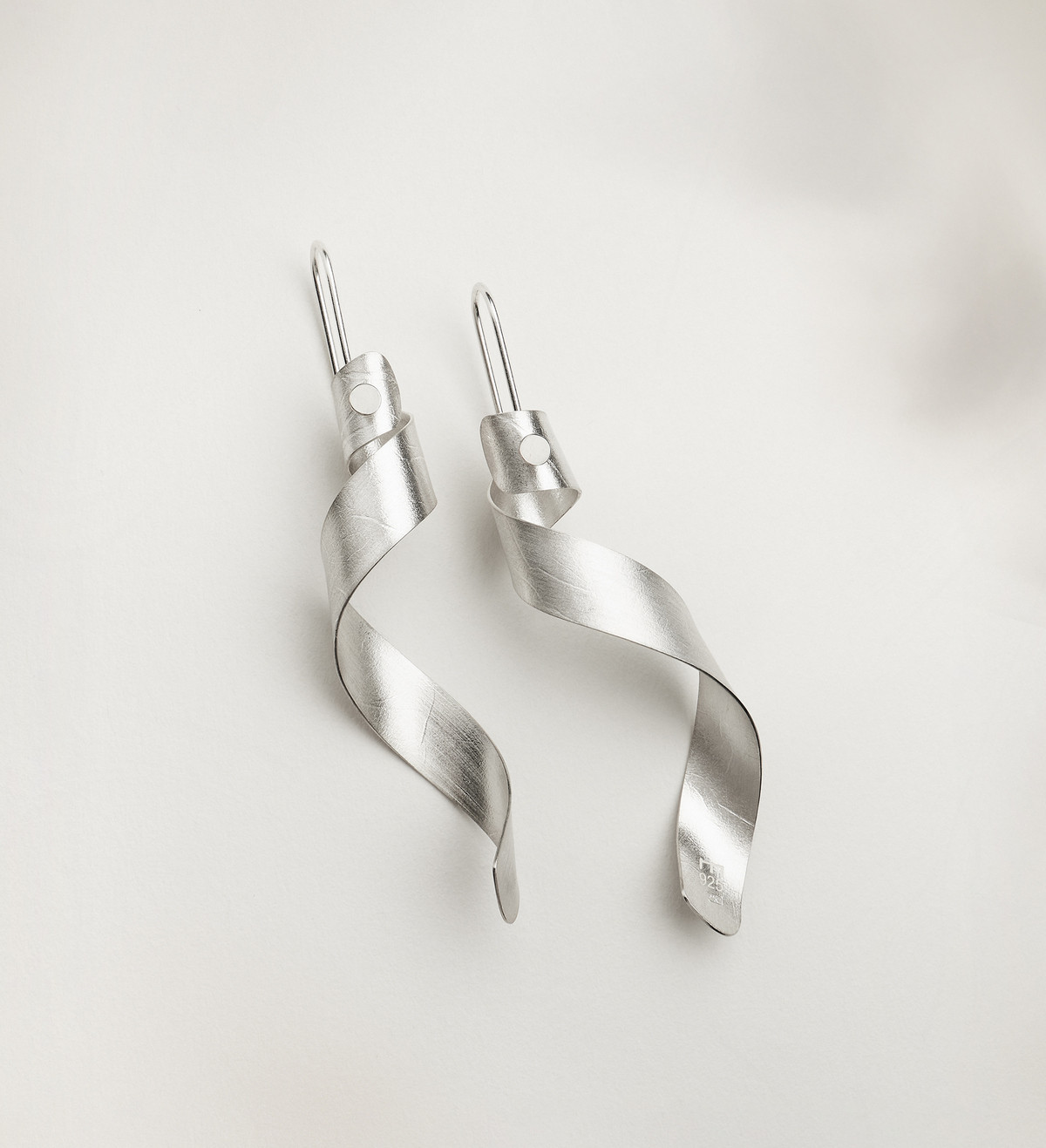 Pendientes plata Nova Posidònia 75mm