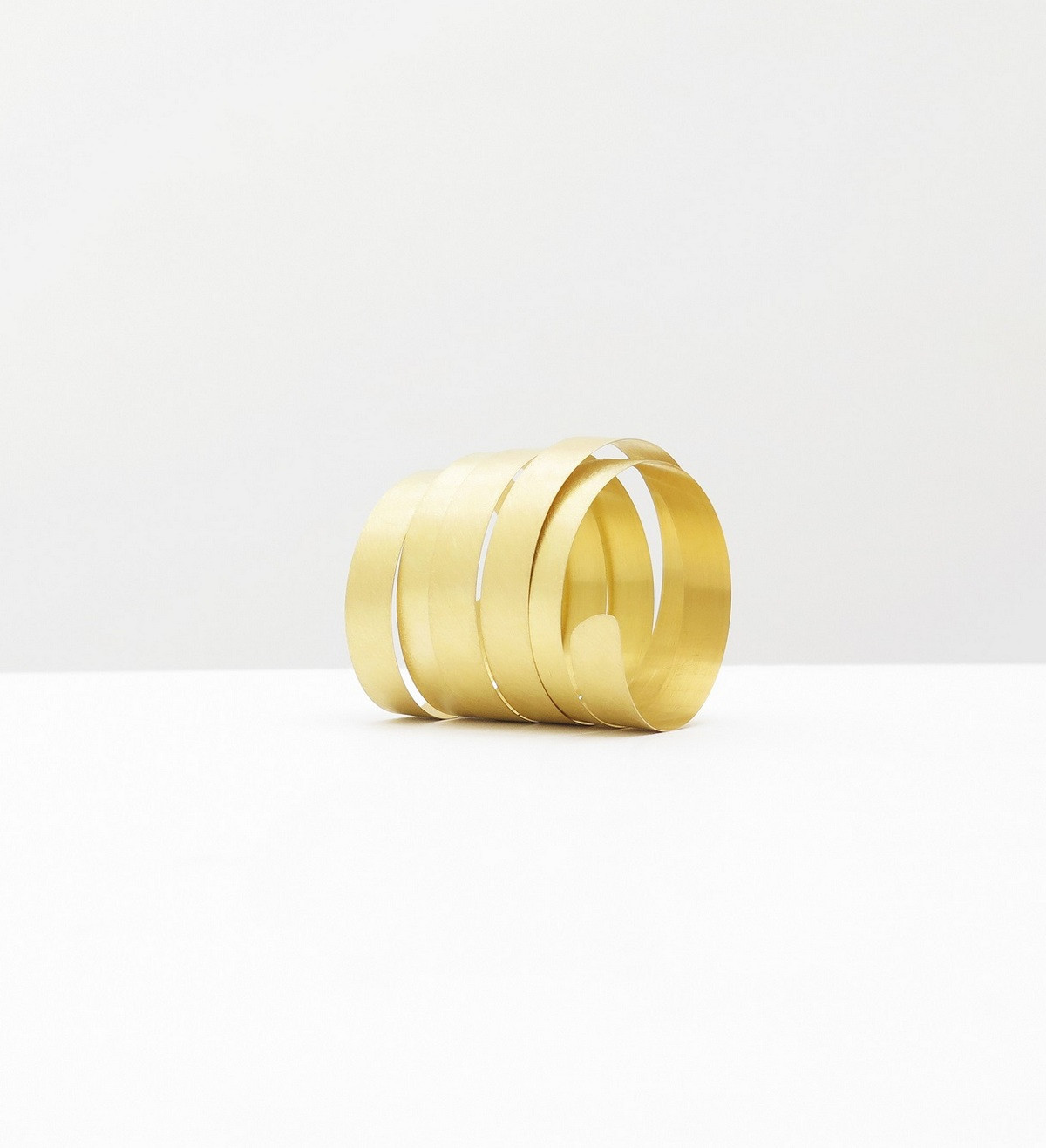 Brazalete oro Posidònia abierto 90cm