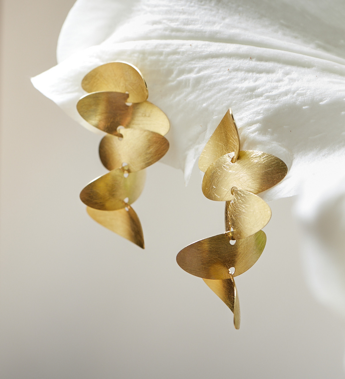 Pendientes oro Samoa 40mm