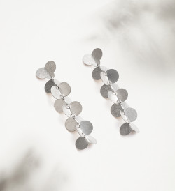 Pendientes plata Papallones 70mm