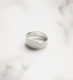 Anillo plata Nova posidònia 12mm