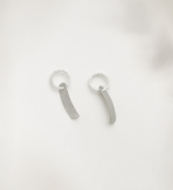 Pendientes plata Posidònia 30mm