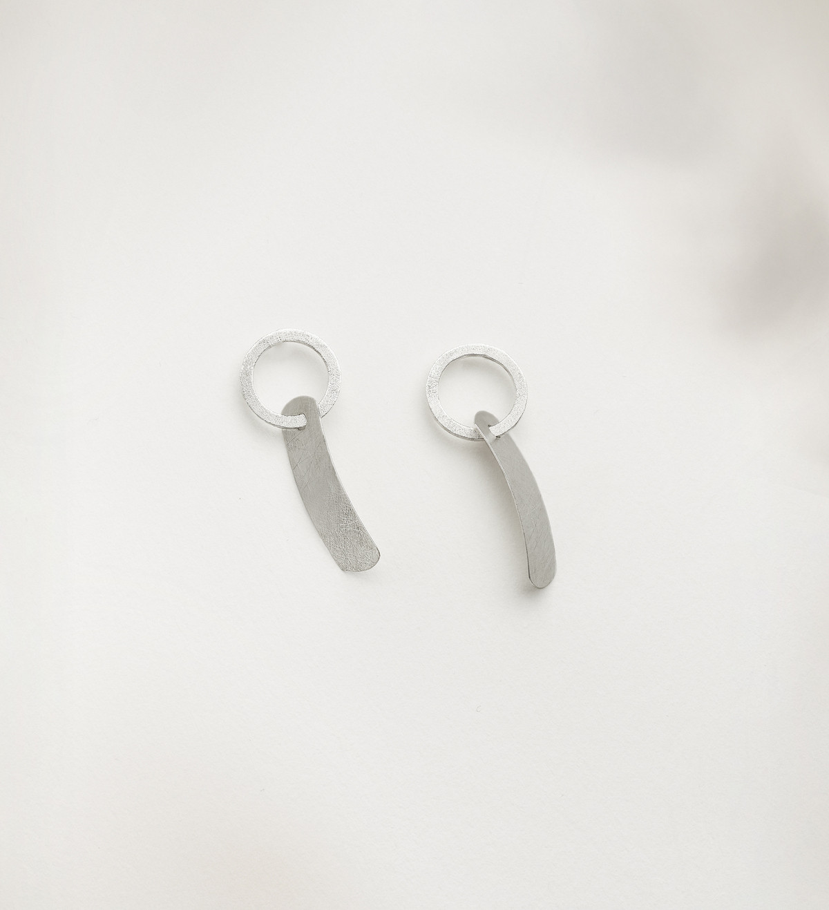 Pendientes plata Posidònia 30mm